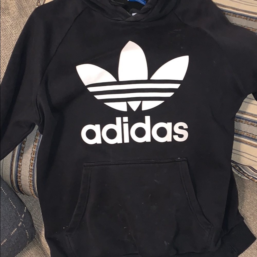 Addidas hoodie women's large men's medium